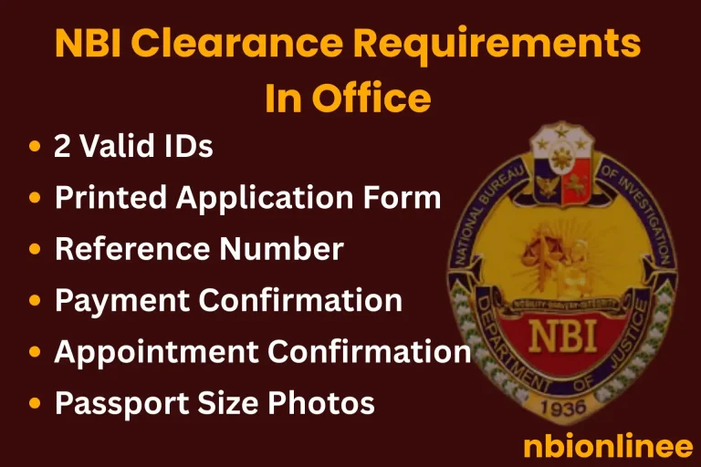 nbi clearance requirements