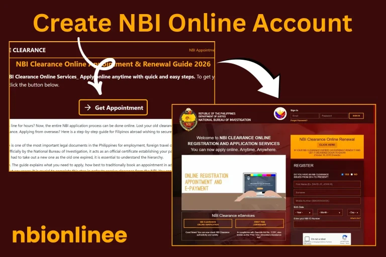 nbi appointment account