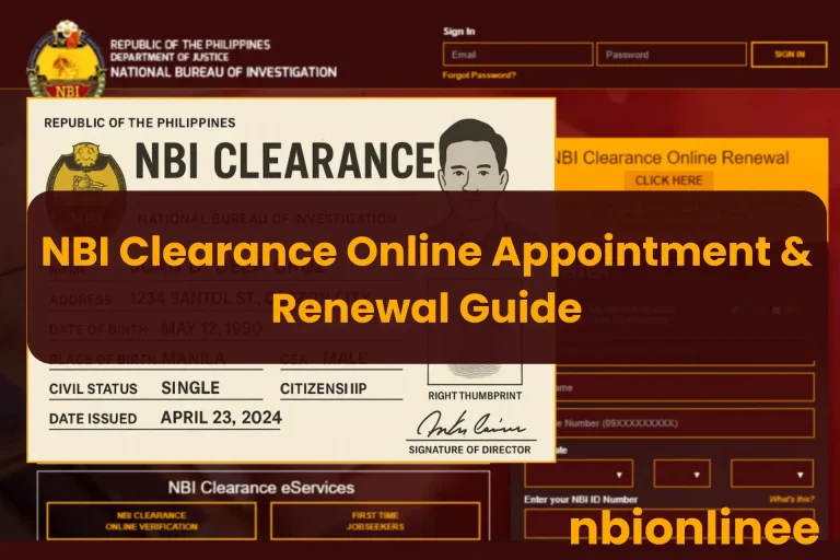 NBI Online Appointment