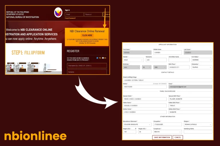 NBI renewal Online