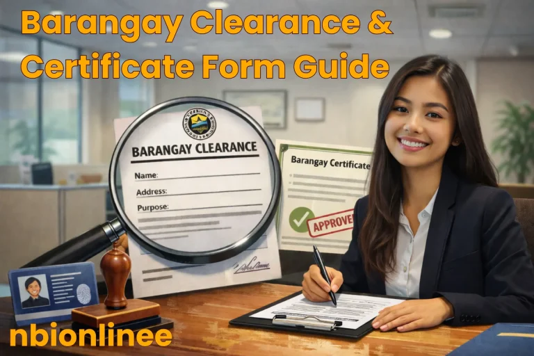 Barangay Clearance & Certificate Form Guide