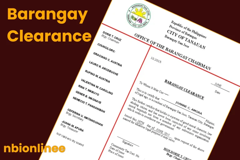 Barangay Clearance