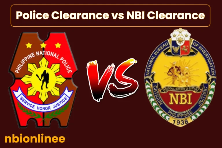 Police Clearance vs NBI Clearance
