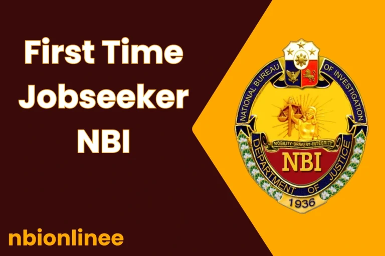 First Time Jobseeker NBI Clearance