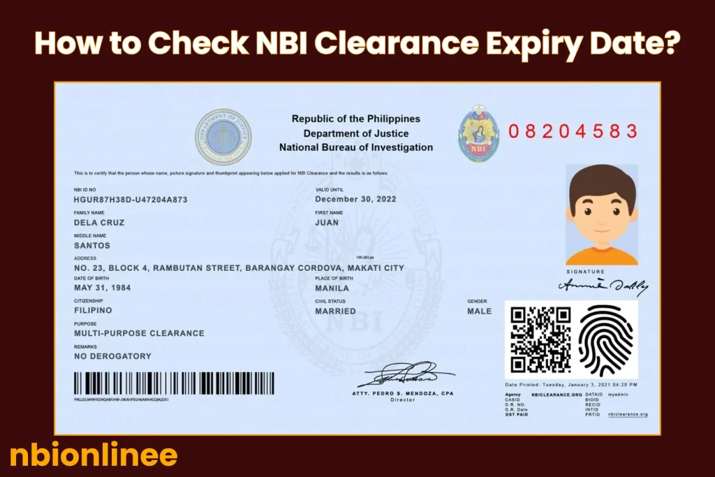 NBI Clearance Validity