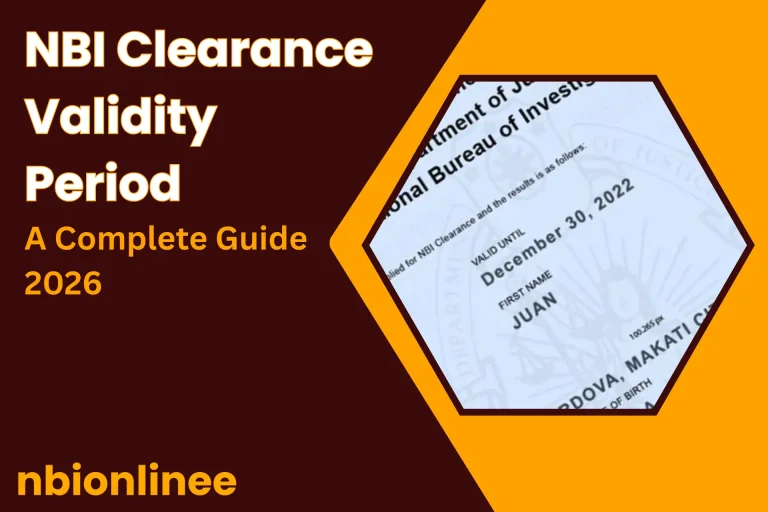 NBI Clearance Validity Period