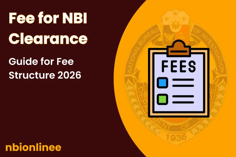 NBI Clearance fee