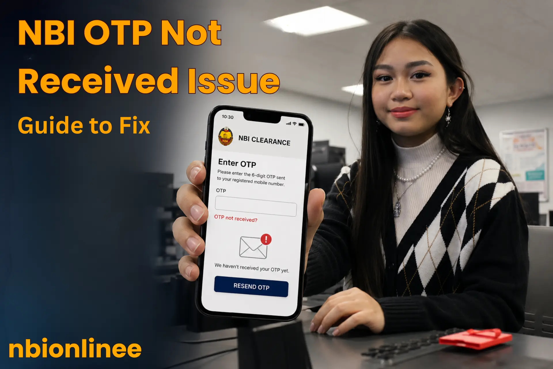 NBI OTP Not Received